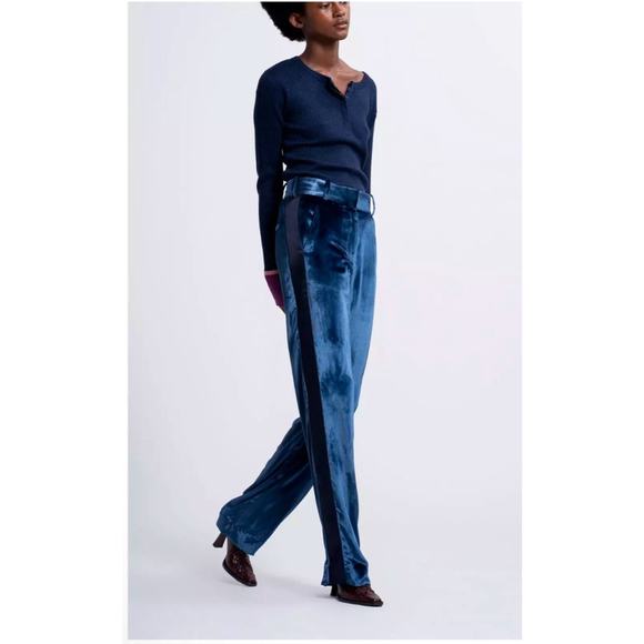 NWOT Women's Sies Marjan Pants, Size 8, Blue - Picture 3 of 9